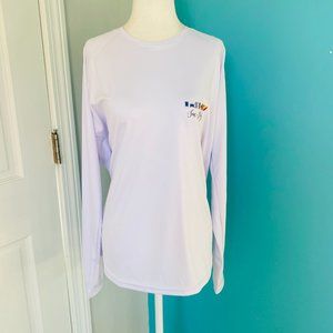 NEW without TAGS Vapor long sleeve rash guard w signal flags of San Diego